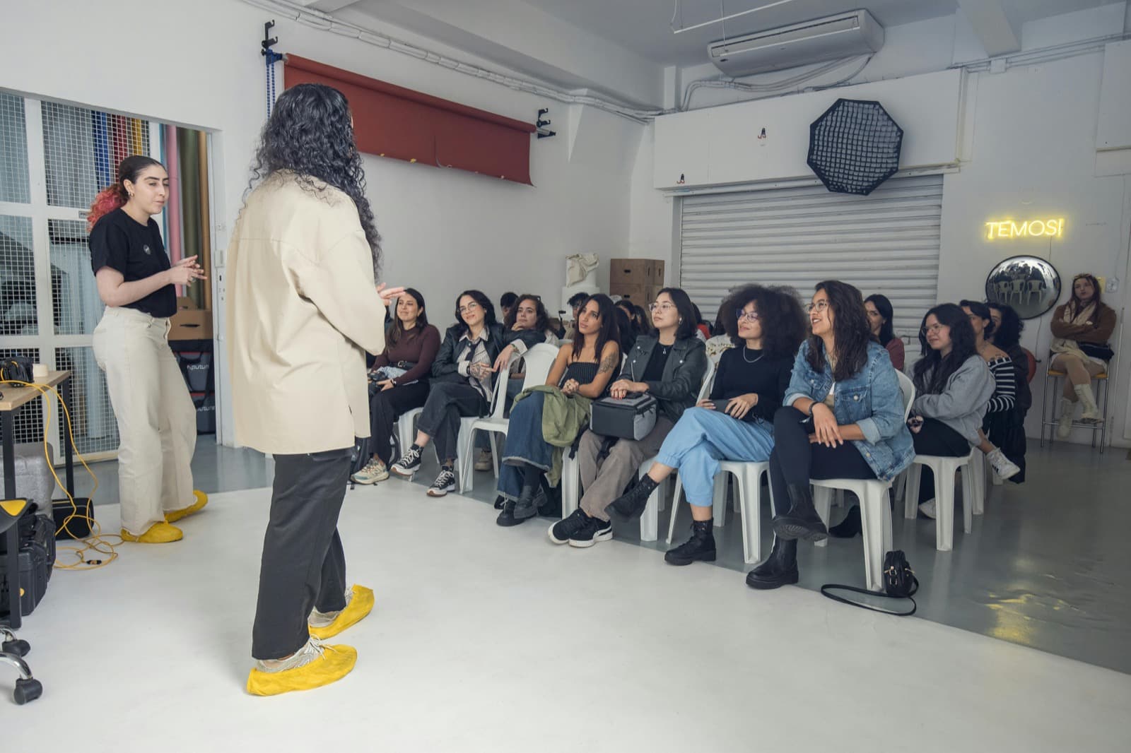 Goal Get It! team members facilitating a workshop